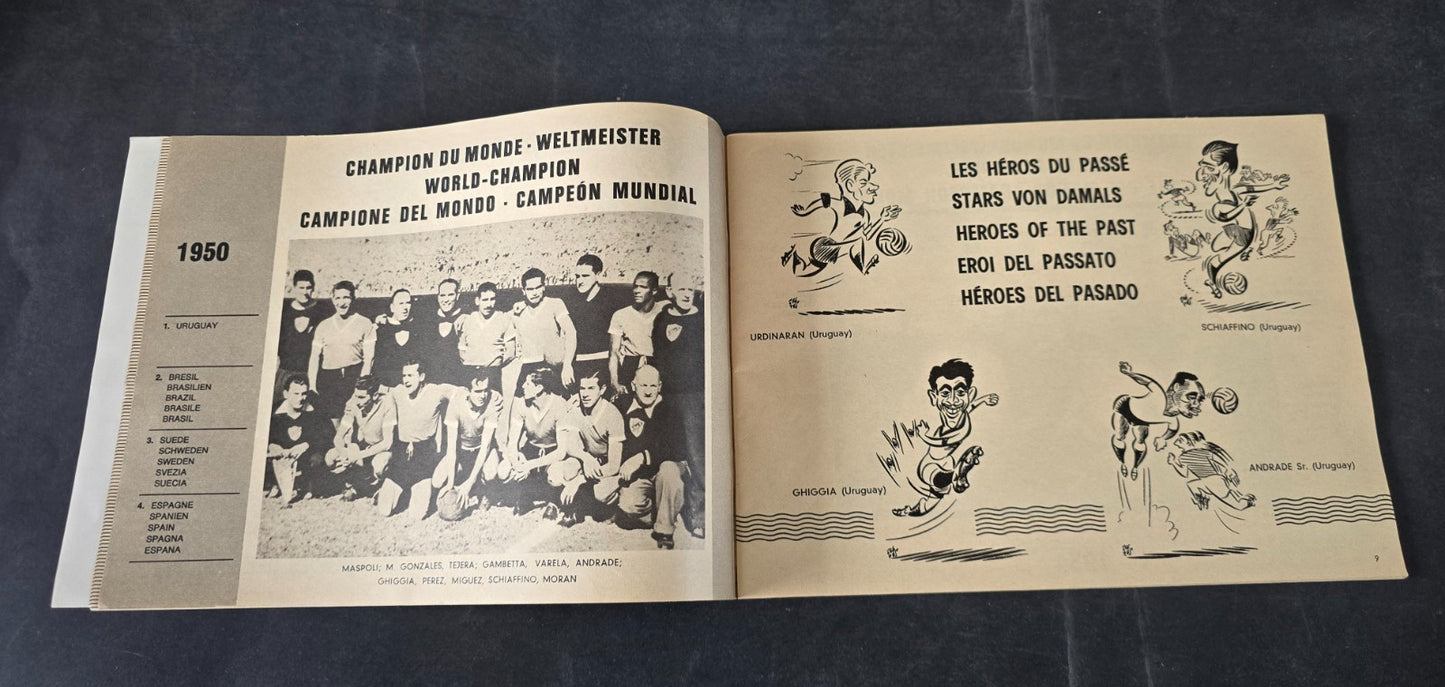 Programma Campionati del Mondo di Calcio 1966 multilingue Top Player & Rookie