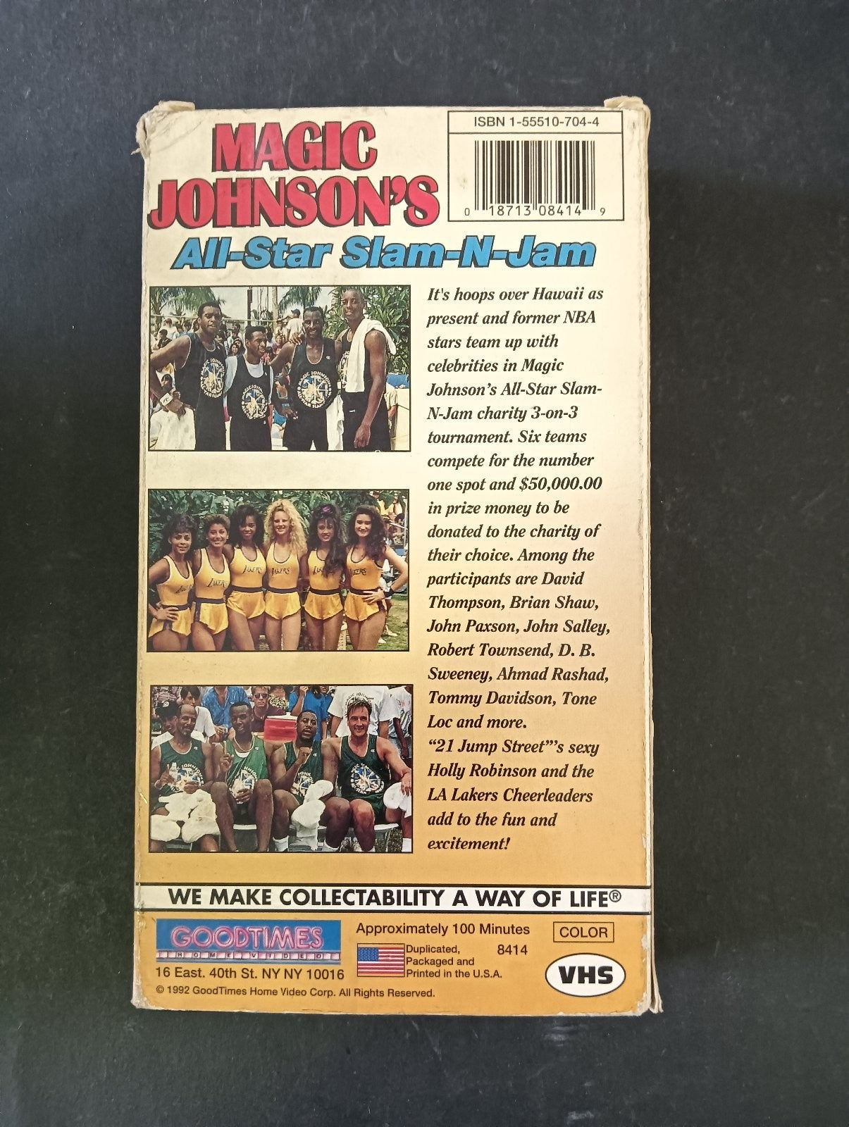 VHS MAGIC JOHNSON'S ALL STAR SLAM-N-JAM