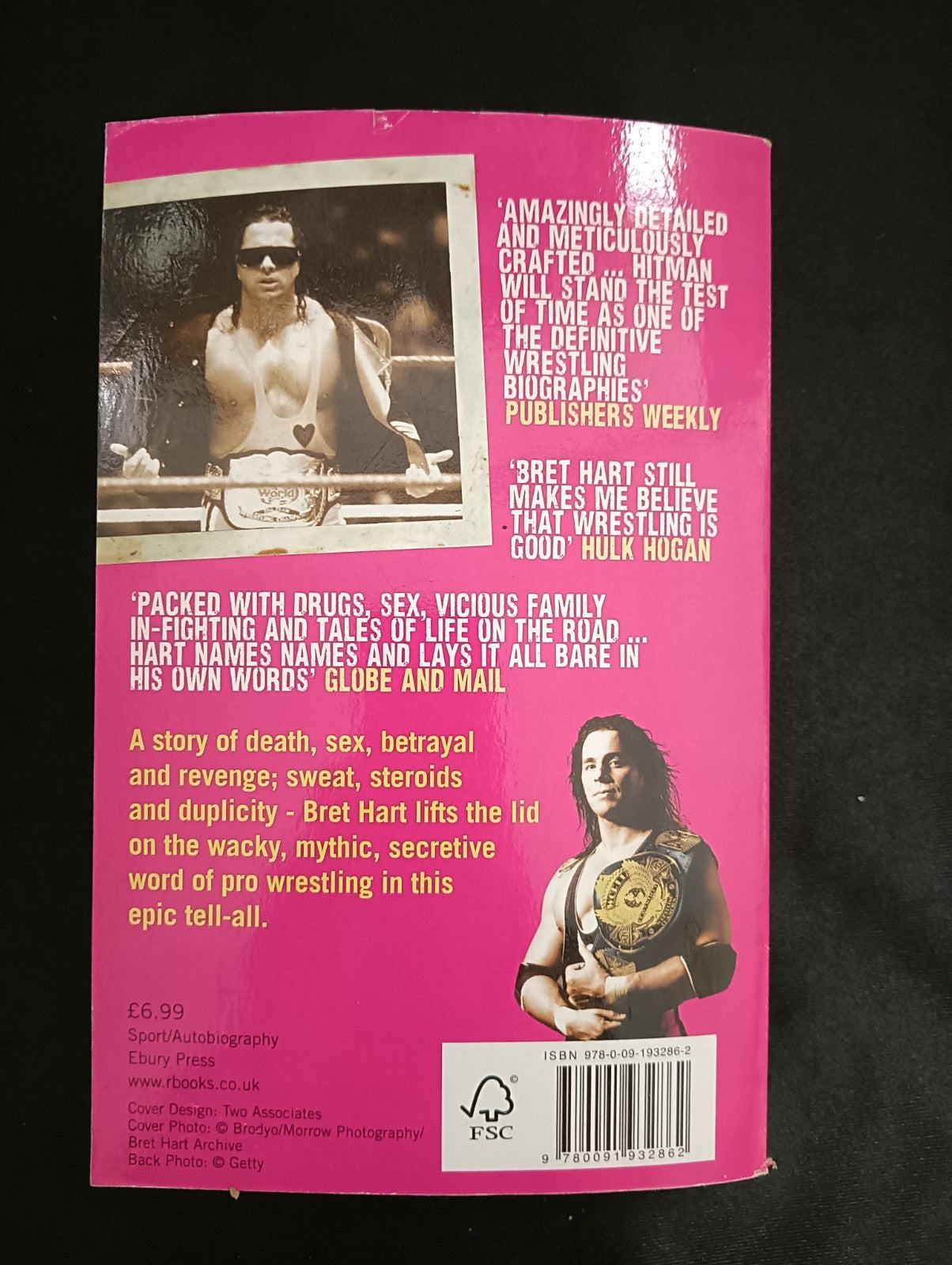 Libro BRET HART HITMAN