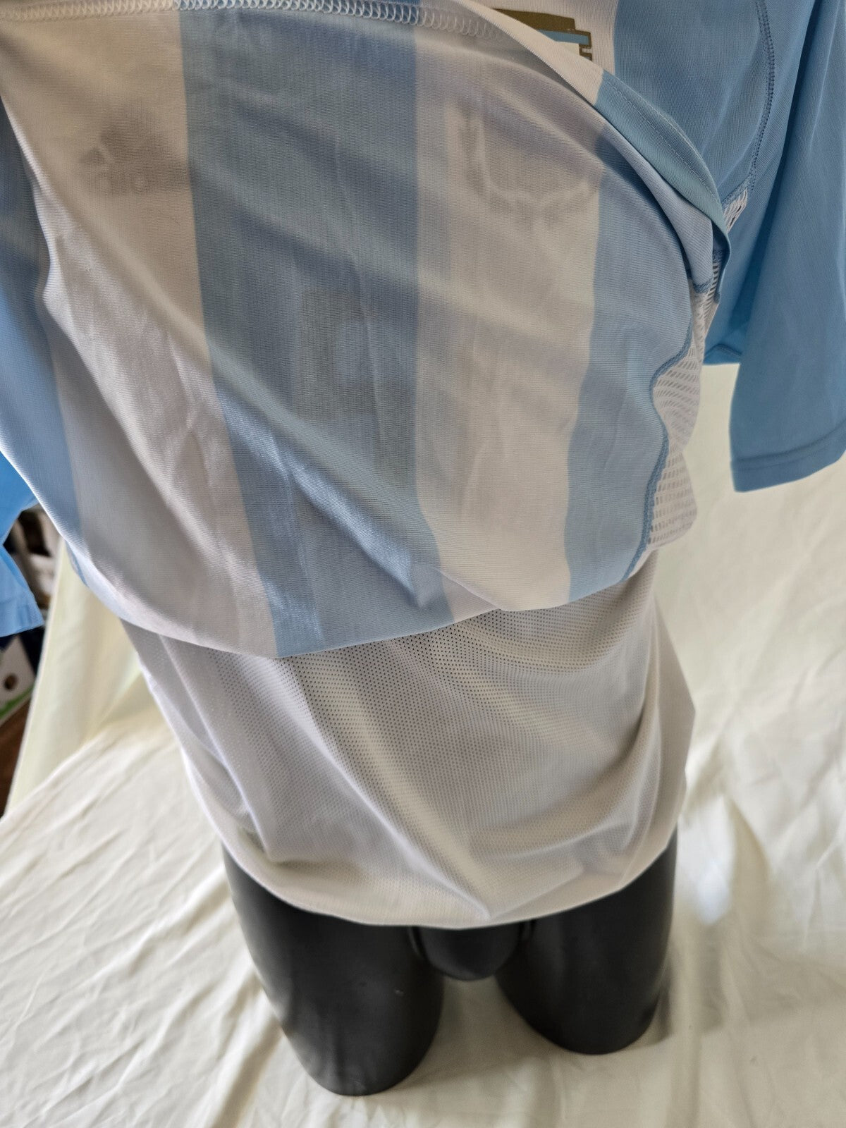 Maglia calcio ufficiale Argentina Luis Biglia 5 Adidas Climacool tg L