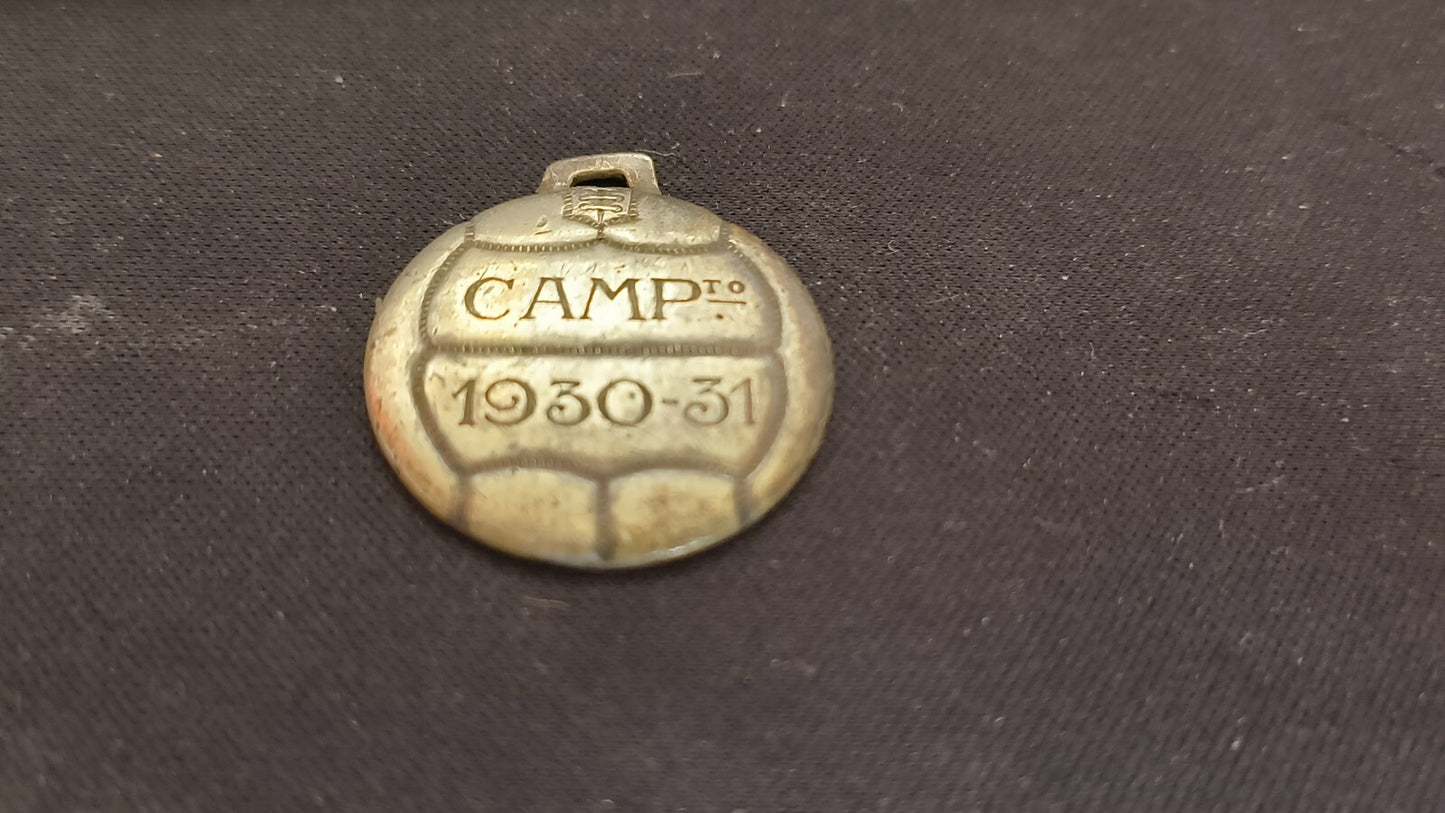 medaglia campionato di calcio italiano 1930-31 argento Fornari Roma