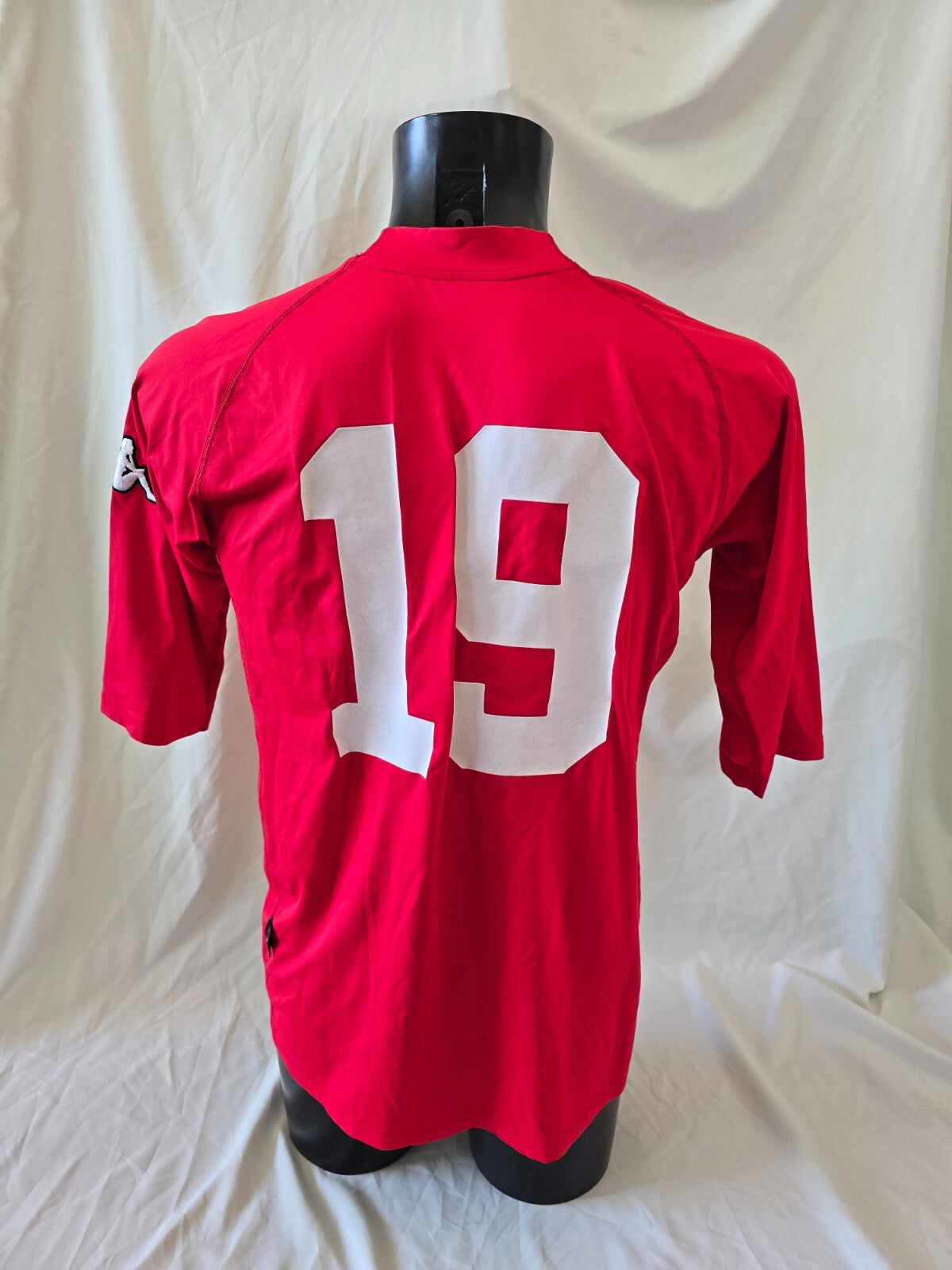Maglia calcio ufficiale Kappa Walles Galles 2000 nr 19 tg macchiata Match Worn