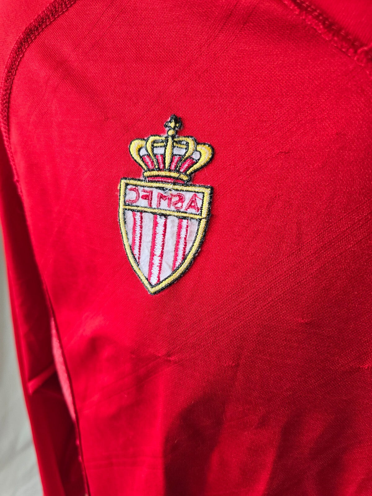 maglia calcio Match Worn Monaco Puma Fedcom 2009/10 Alejandro Alonso 8 tg XL