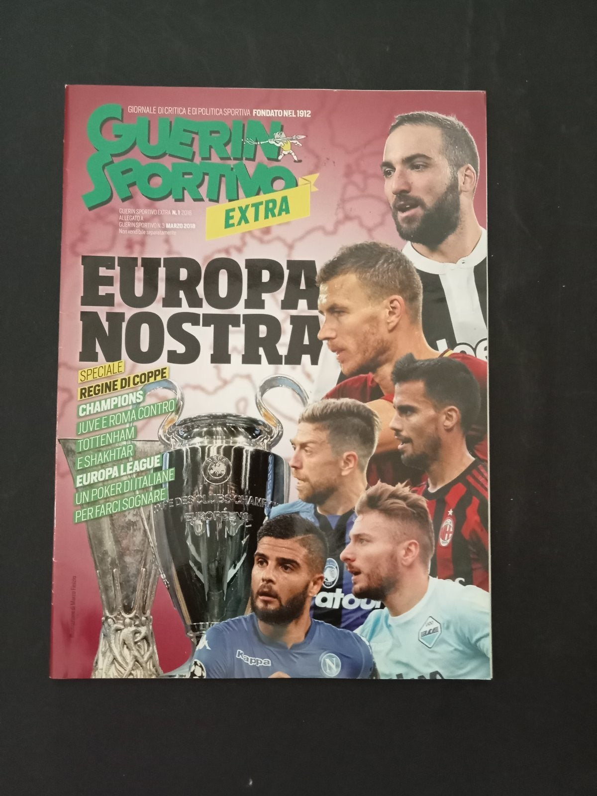 rivista GUERIN SPORTIVO Extra anno 2018 numero 1 - Europa (con poster)