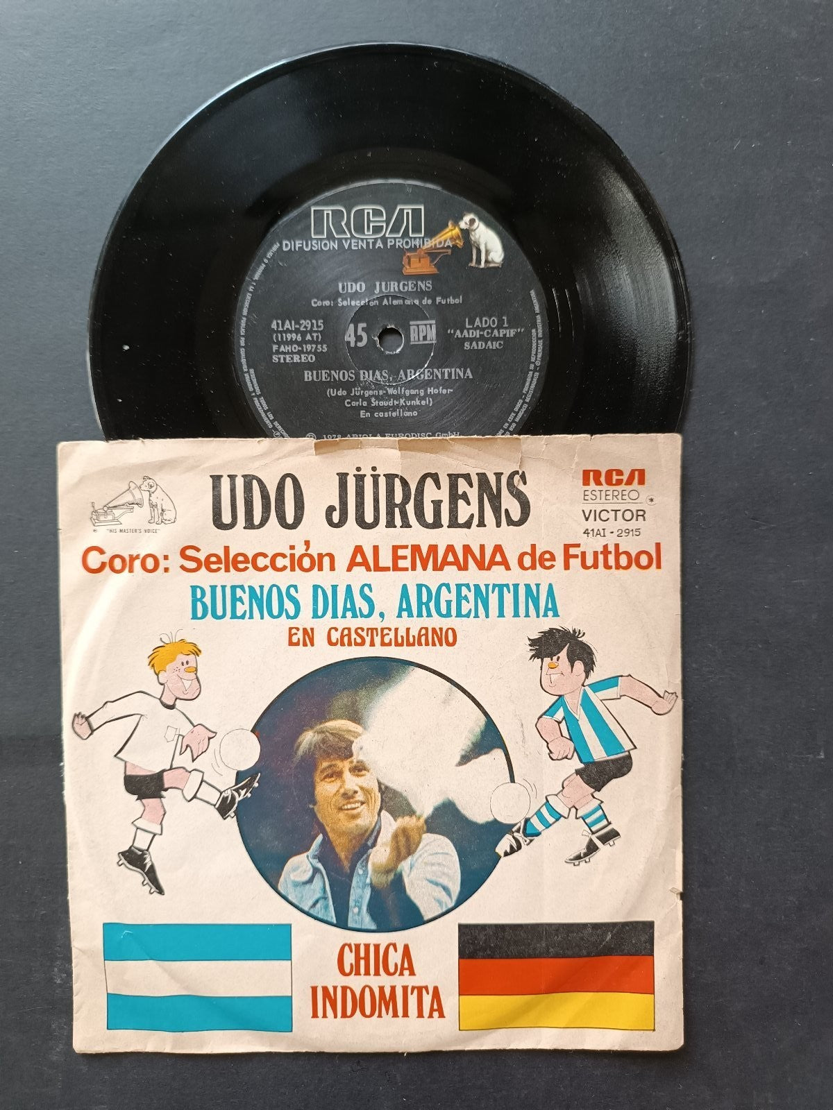 Vinile 45 giri BUENOS DIAS ARGENTINA