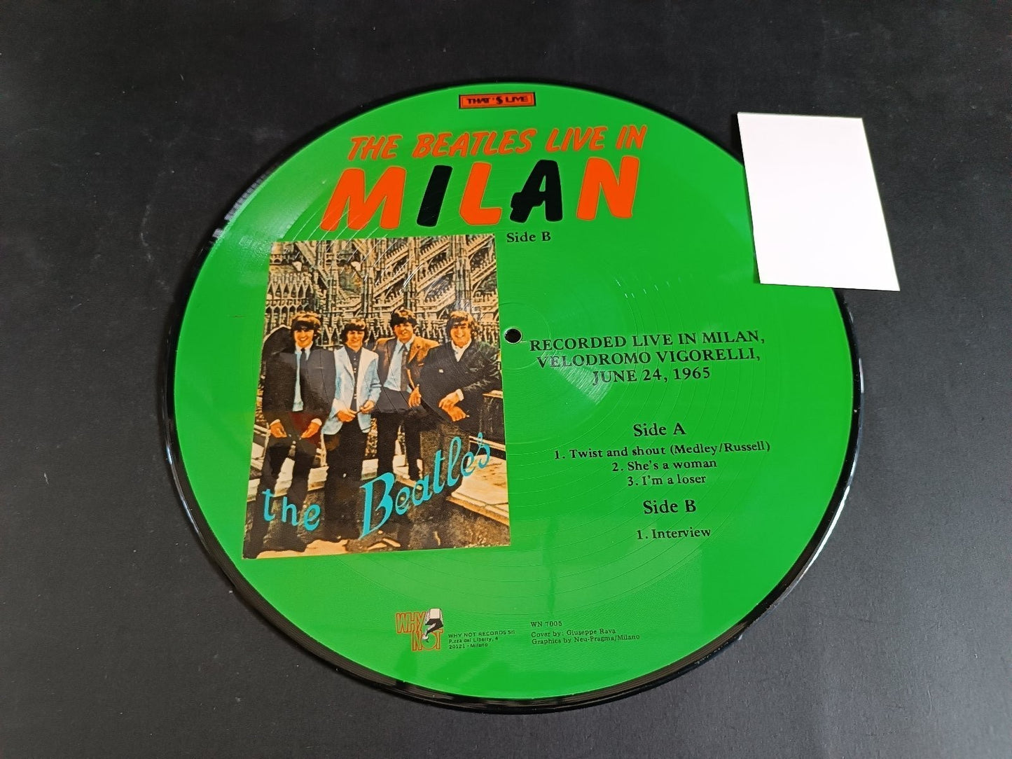 33 vinile Barcelona 1989 The Beatles live in Milan Baresi Gullit