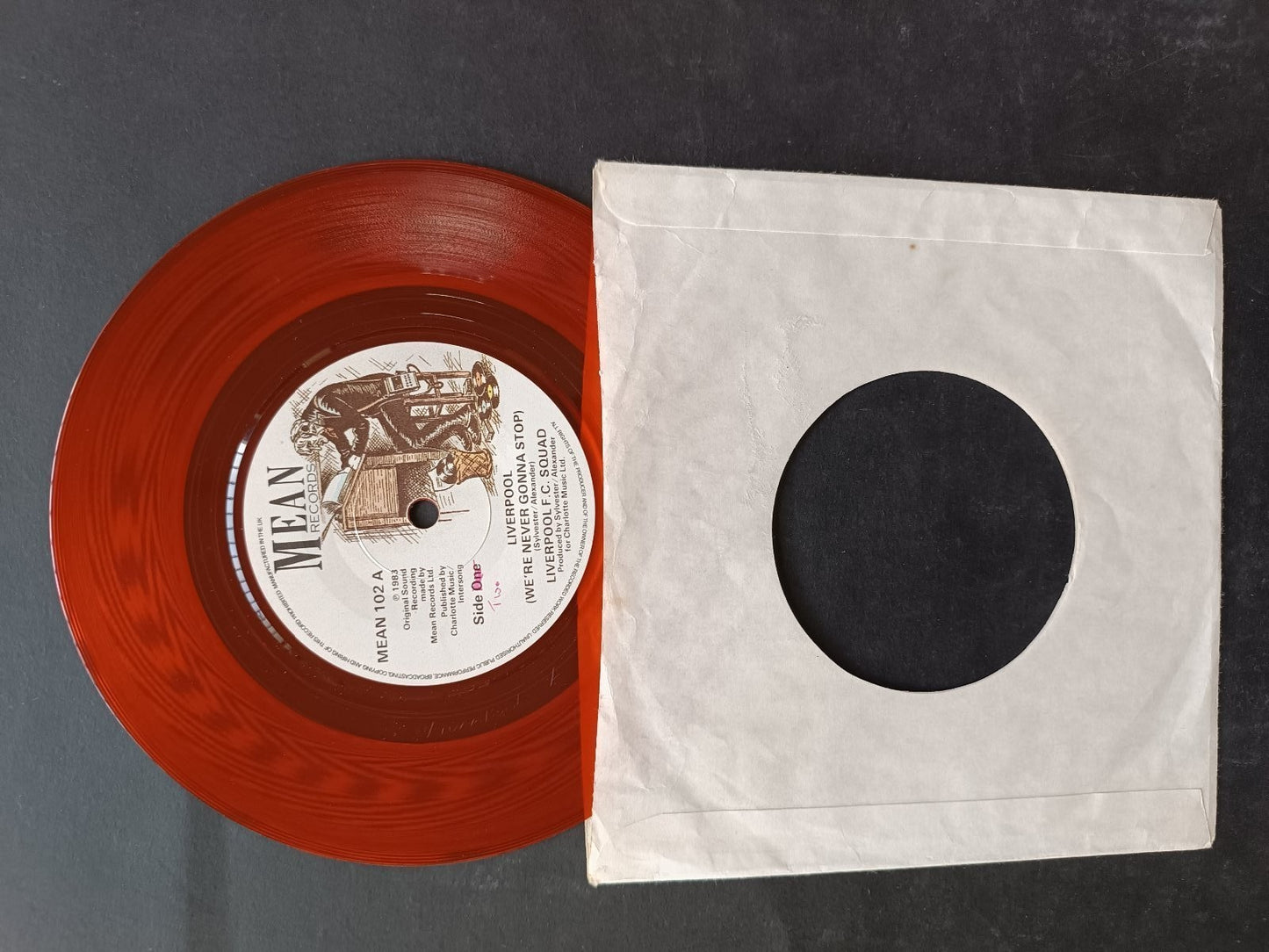 Vinile 45 giri LIVERPOOL WE'RE NEVER GONNA STOP