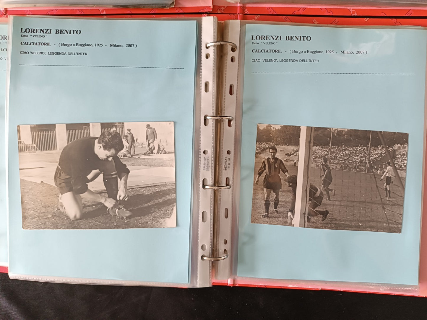 Collezione 314 foto orginali Lorenzi Benito Inter