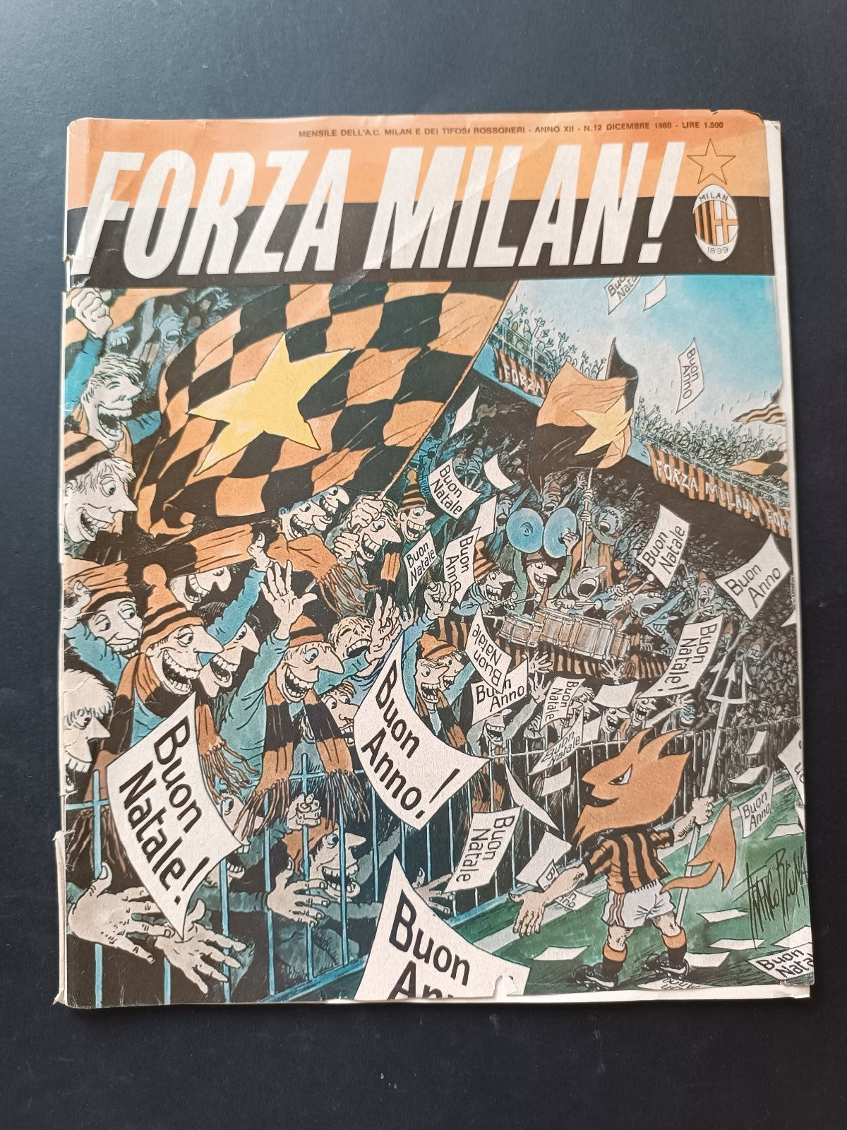Rivista FORZA MILAN n 12 Anno 1980