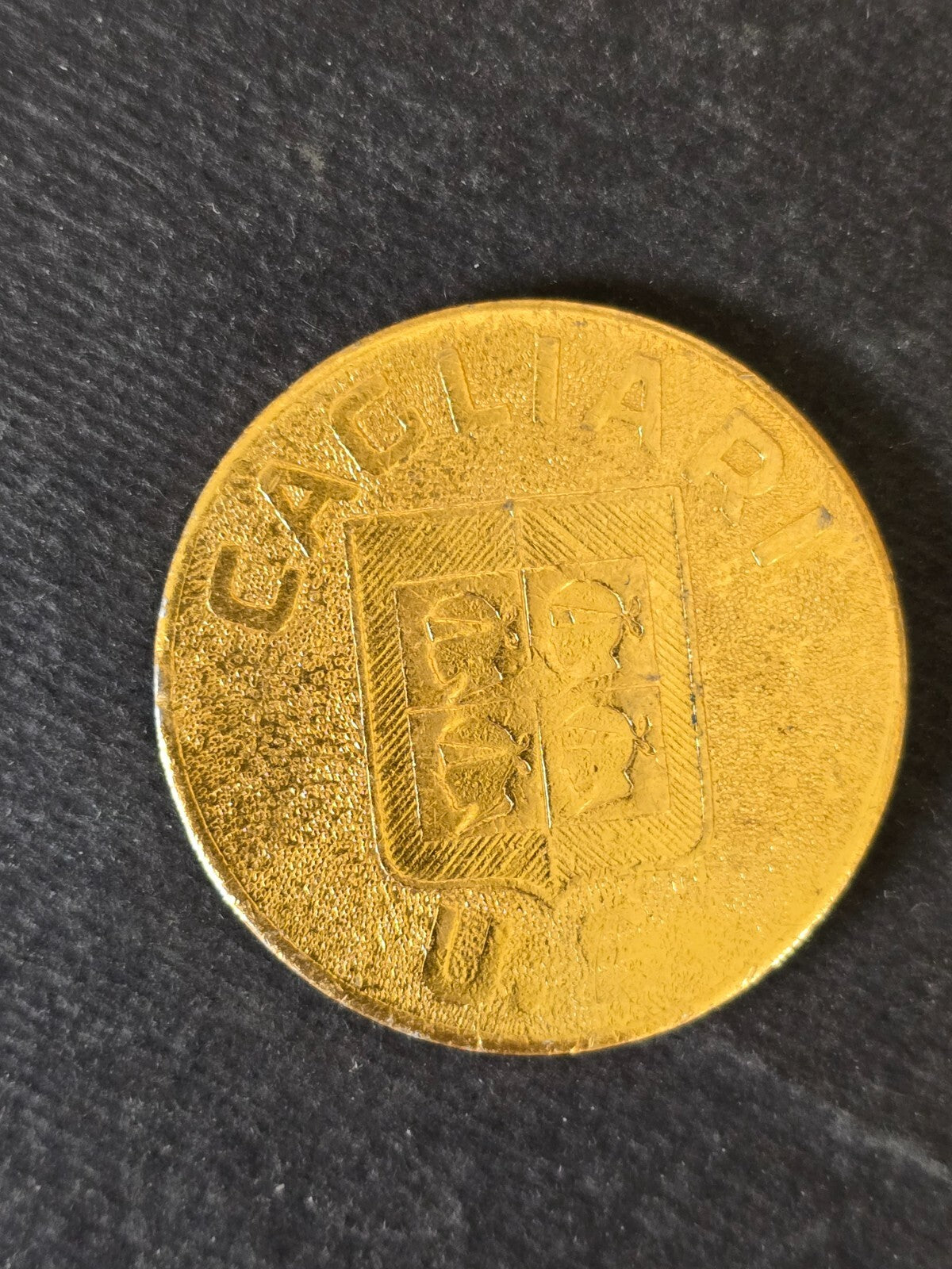 MEDALCALCIO 1971/72 medaglia moneta U.c. Cagliari Giuseppe Tomasini ed CORNO (2)