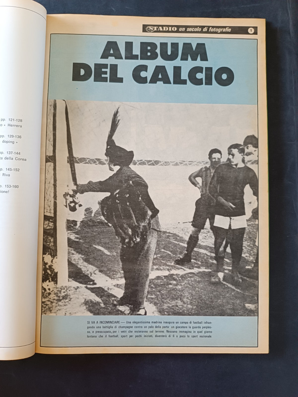 Album del calcio Un secolo di fotografie