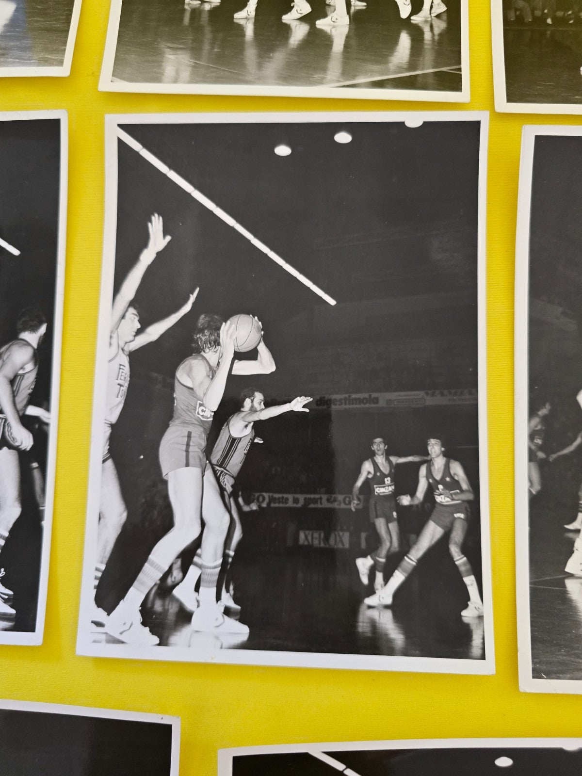 Basket Cinzano Milano Olimpia - Fernet Tonic Bologna lotto foto incontro anni 70