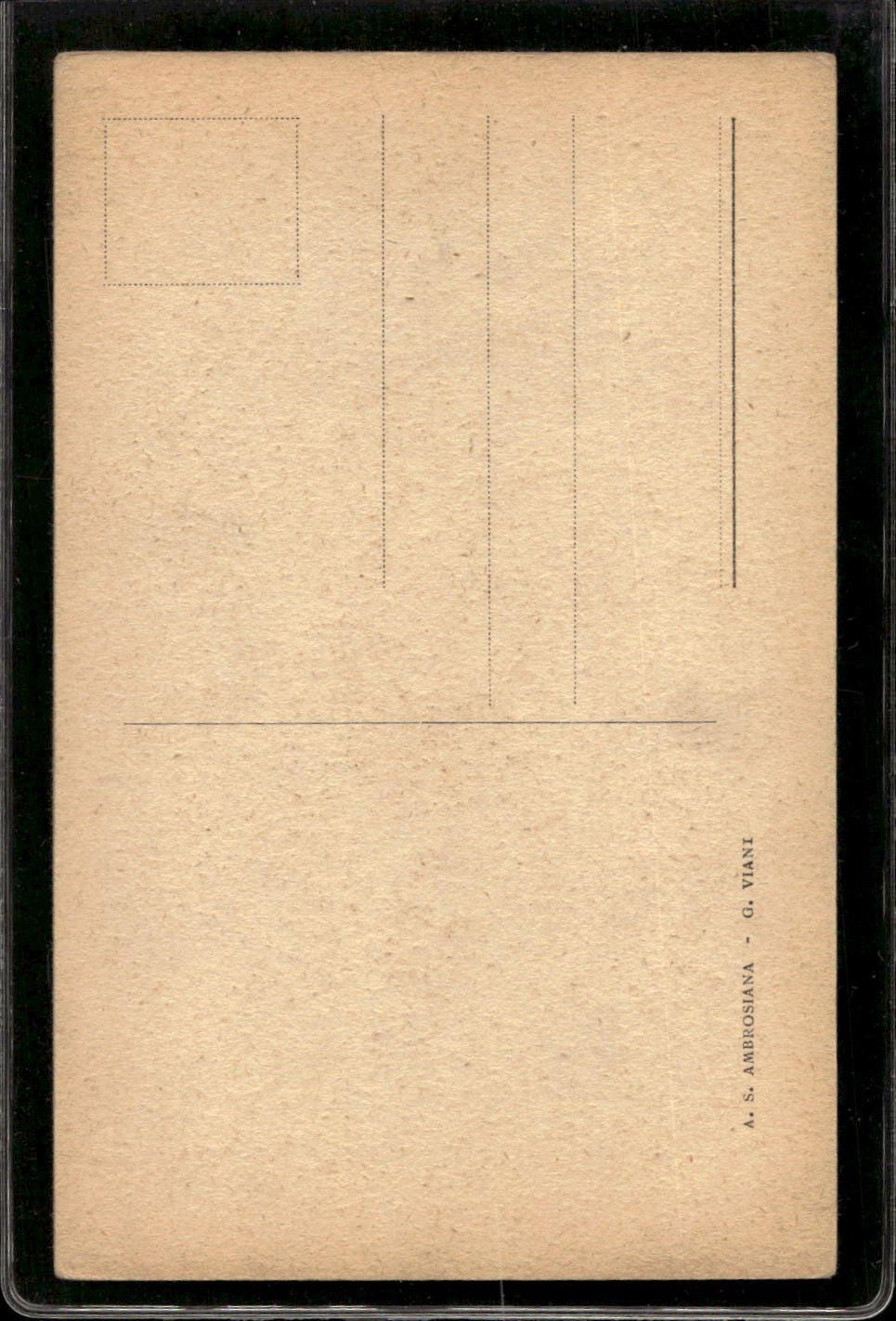 cartolina Ambrosiana Inter Giuseppe Viani 1929/1930