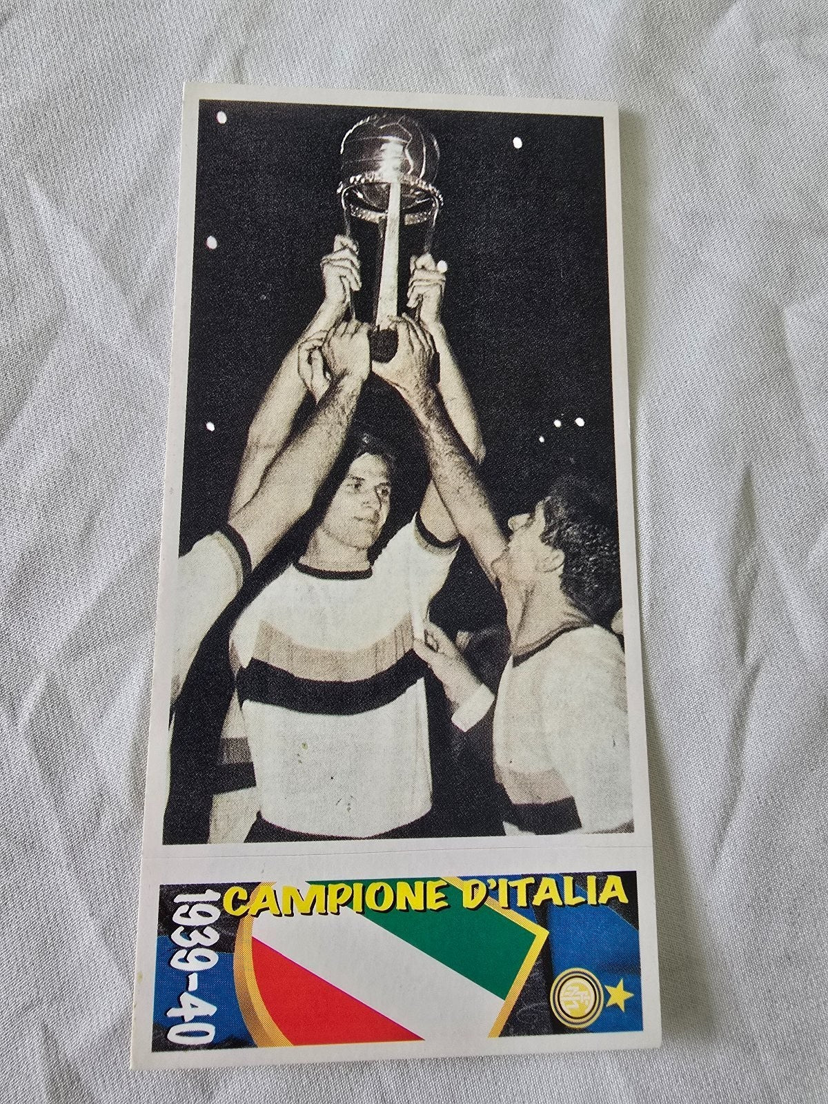 Tutto Inter Figurine giganti Panini Calciatori nr 81 Facchetti con Coppa