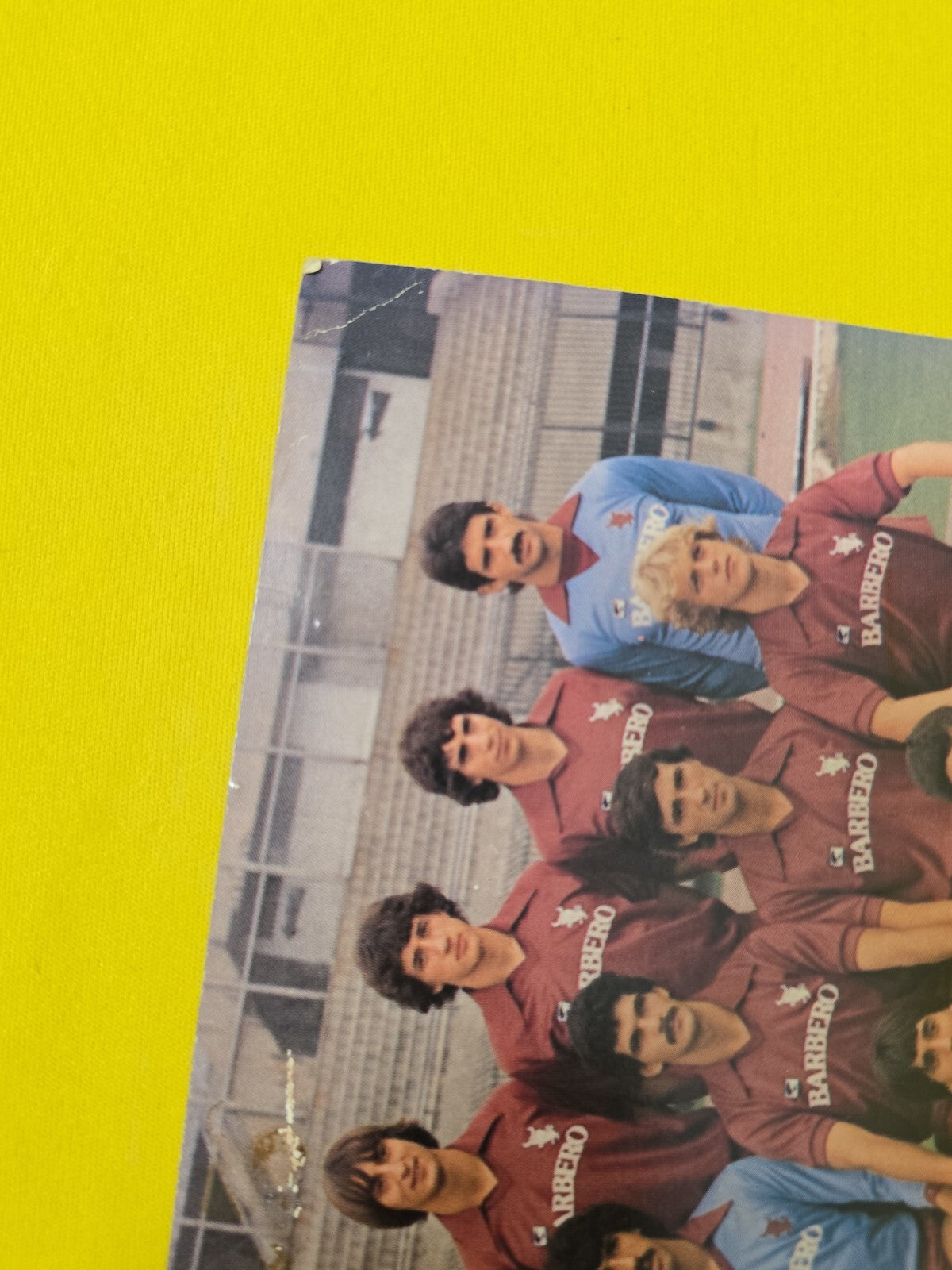 Foto ufficiale Torino calcio Barbero 1981-82 autografi originali della squadra