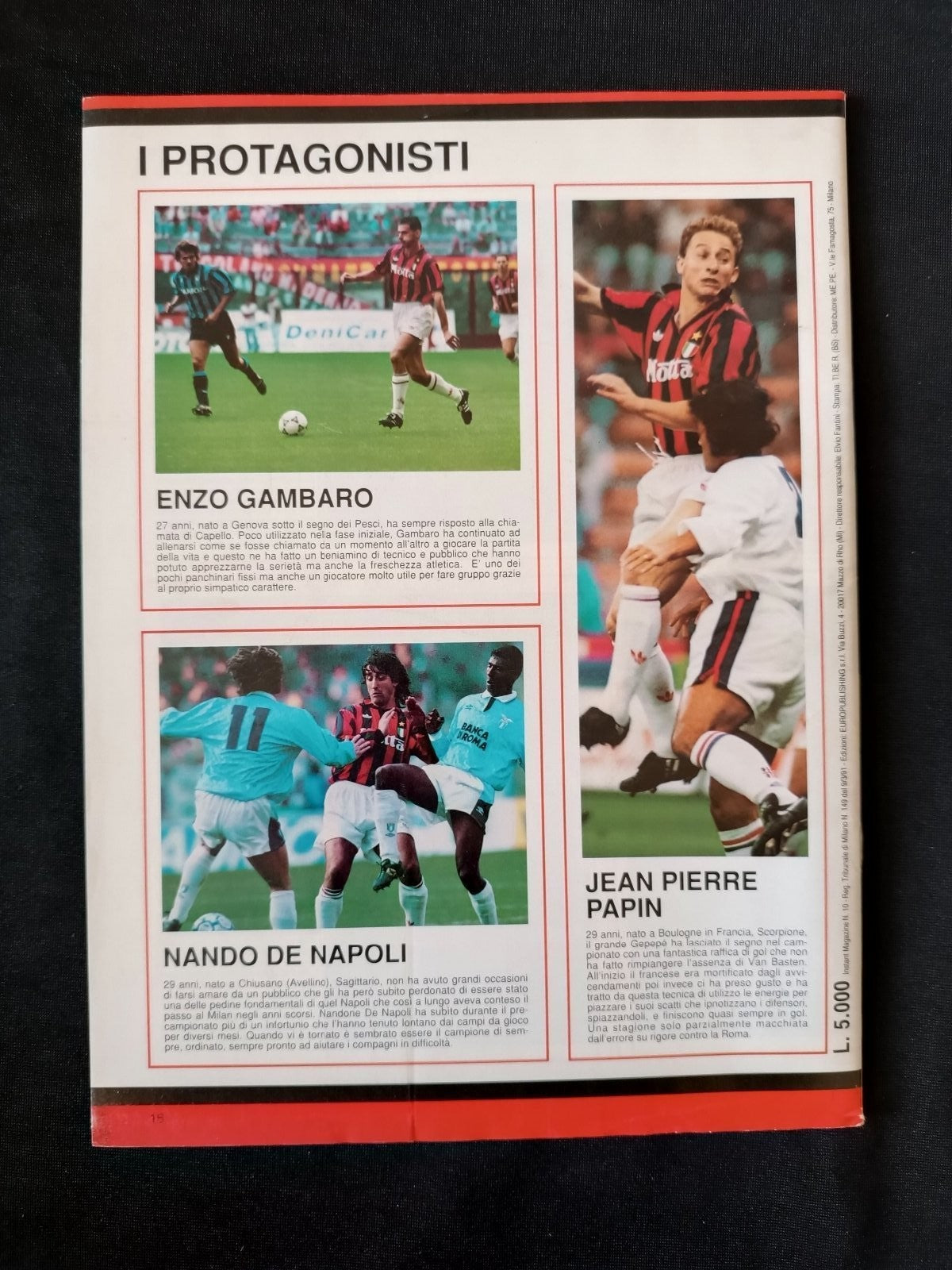 rivista MILAN CAMPIONE d'ITALIA 1992-93 con poster
