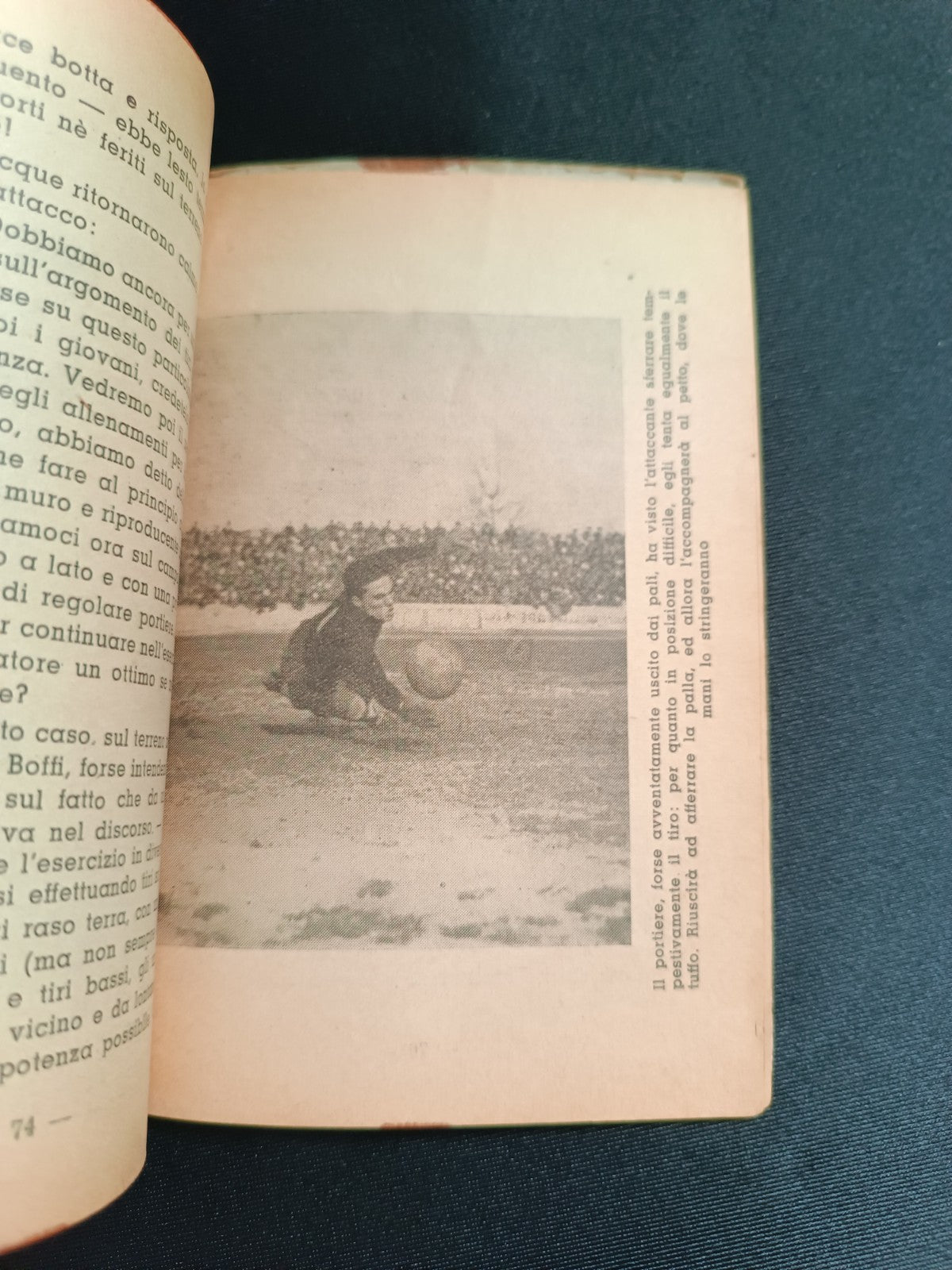 Libro fotografico Calciatori si diventa -Vicenzo Baggiolio edizioni Audace 1942