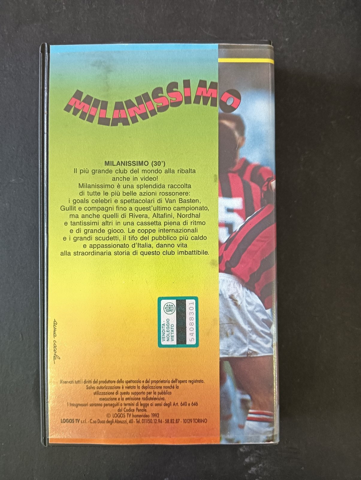VHS MILANISSIMO Logos Tv