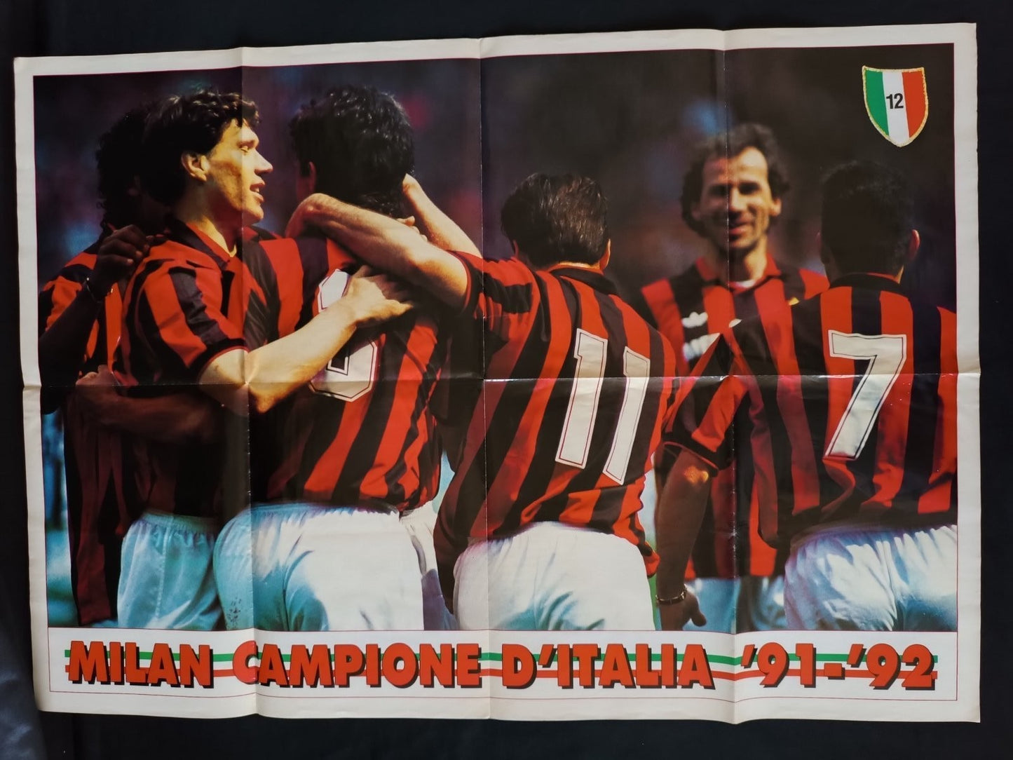 rivista Milan Campione d'Italia 1992-93 Forte editore con poster