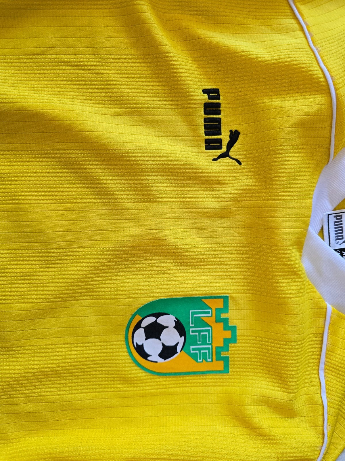 Maglia da partita calcio ufficiale Puma Lituania anni 90 tg xl