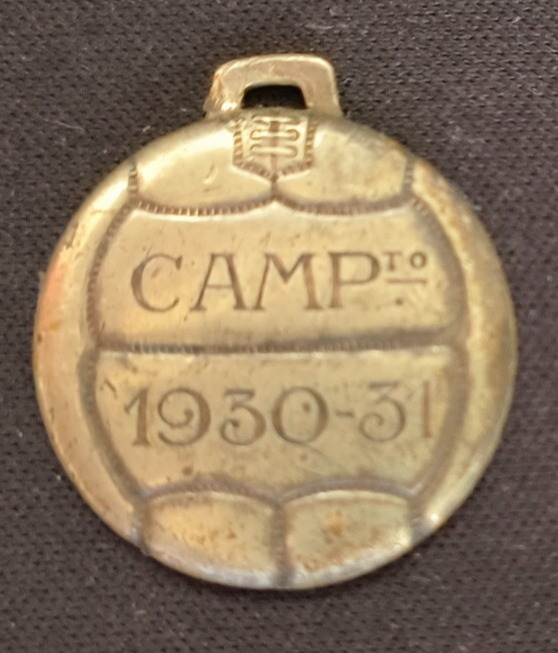 medaglia campionato di calcio italiano 1930-31 argento Fornari Roma