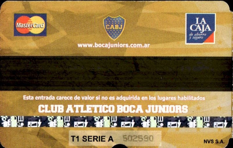 biglietto stadio BOCA JRS VS COBRELOA 502590