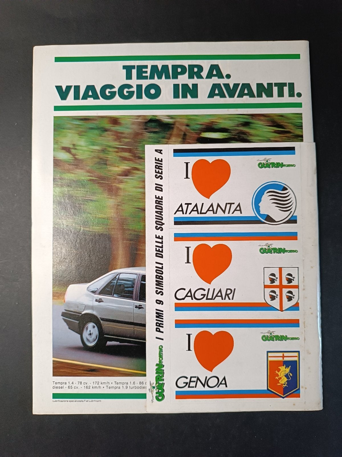 Rivista GUERIN SPORTIVO numero 32 anno 1990 Napoli (con poster e 7 figu)