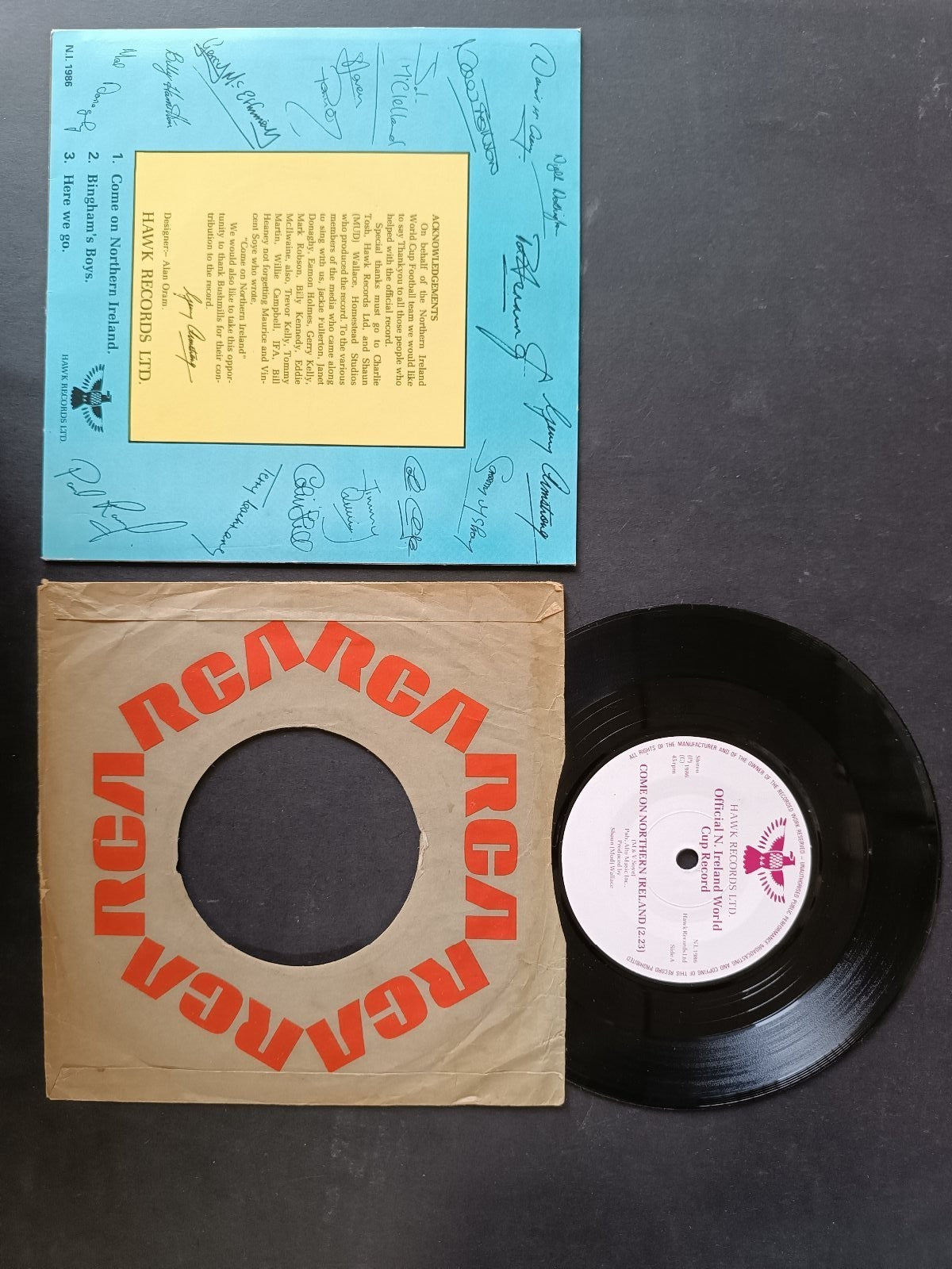 Vinile 45 giri COME ON NORTHERN IRELAND