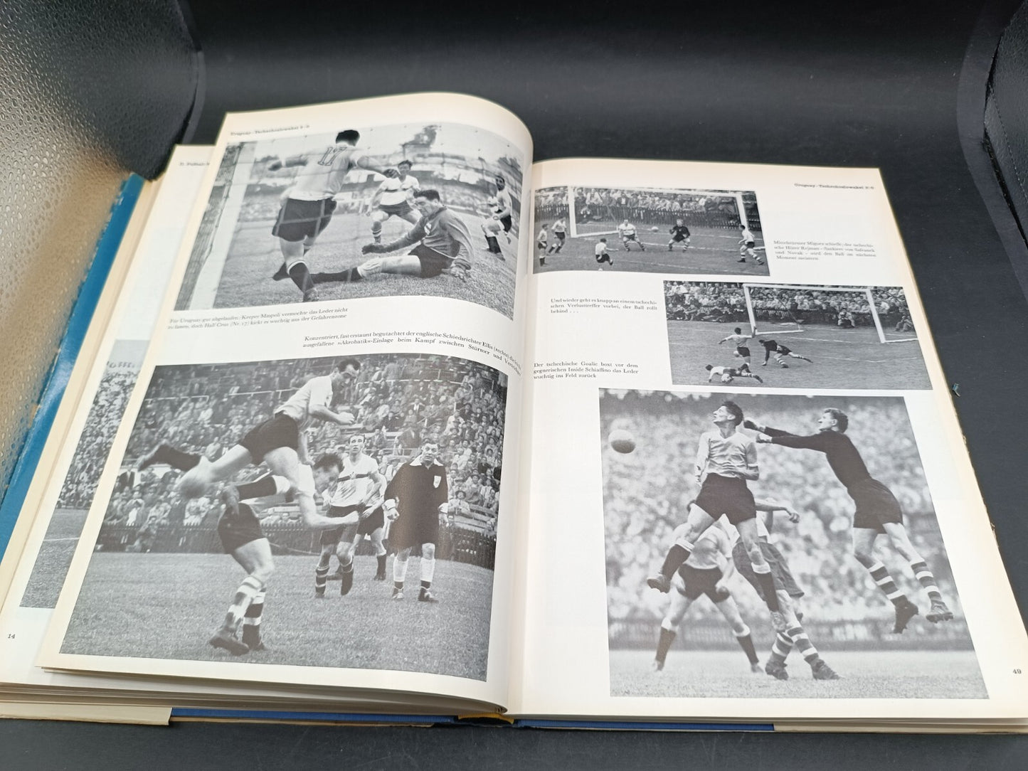 Libro Fussball Weltmeisterschaft 1954 Coupe Jules RImet autografato