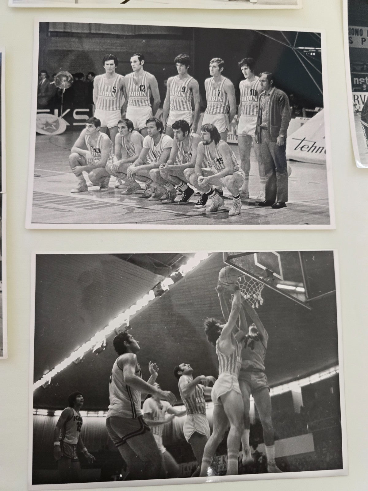 Basket Simmenthal Milano IGNIS Varese Jugoplastika e Rubin varie foto anni 70