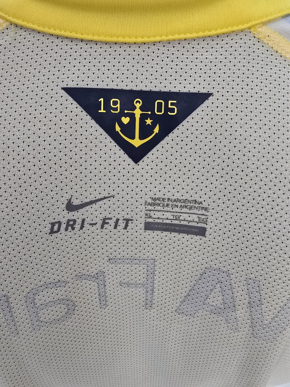 maglia Nike Terza maglia BOCA JUNIORS 2014/15 nr 8 Pablo Pérez tg XL Match Worn
