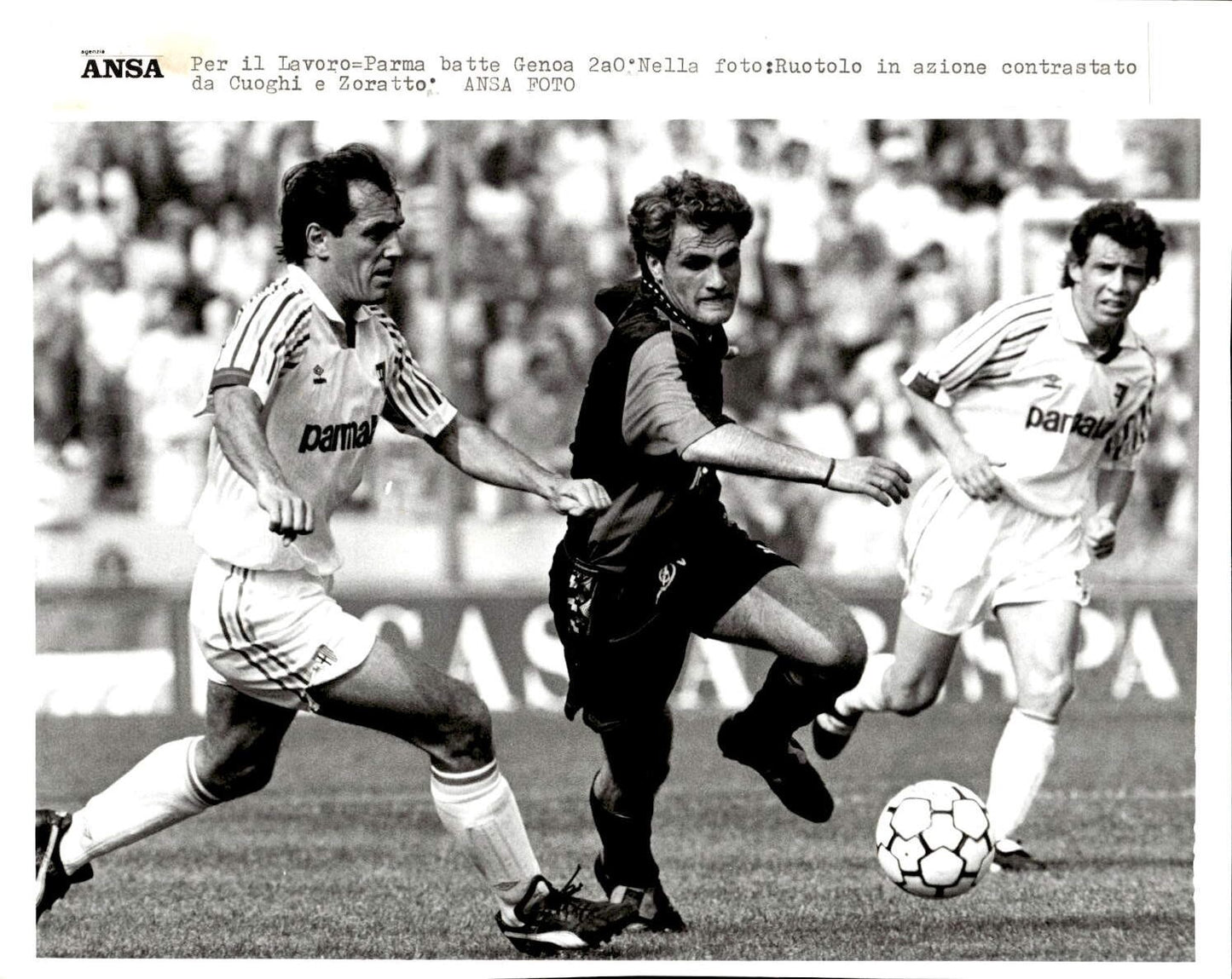 Foto fotografia d'agenzia calciatore squadra calcio Genoa Ruotolo/Cuoghi/Zoratto
