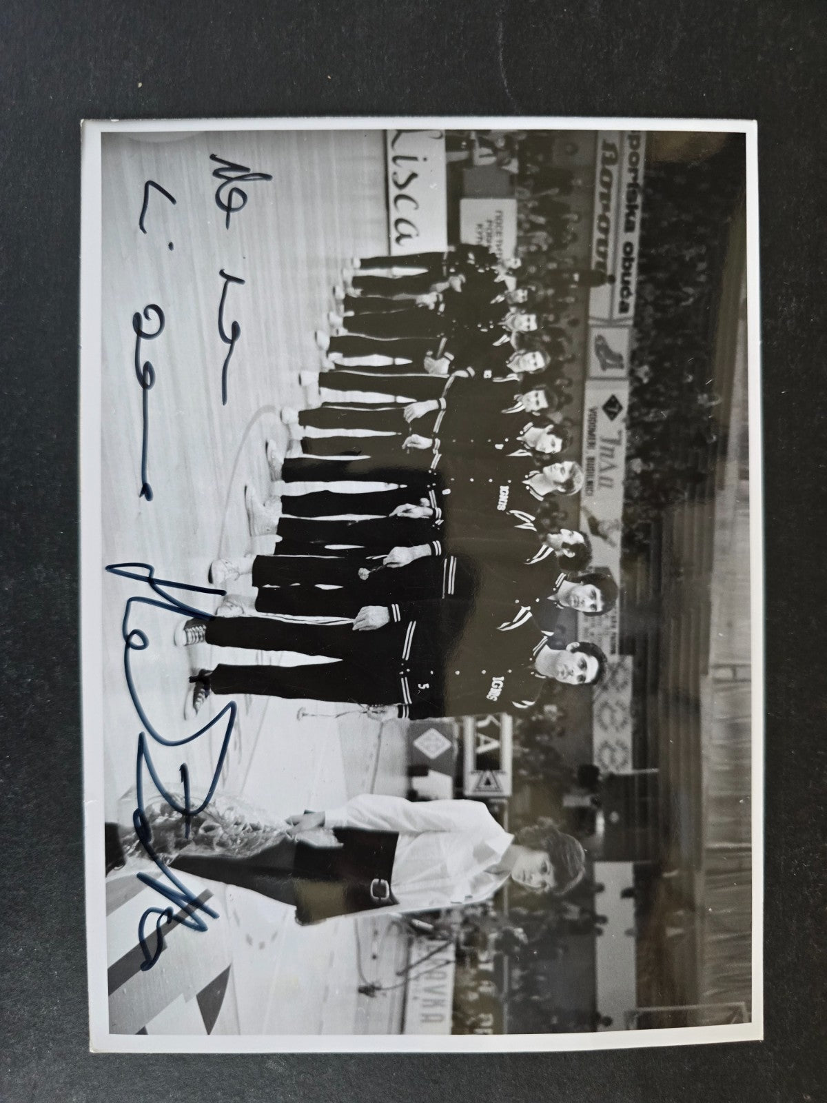 IGNIS Varese Basket foto di Coppa Internazionale autografo originale da identifi