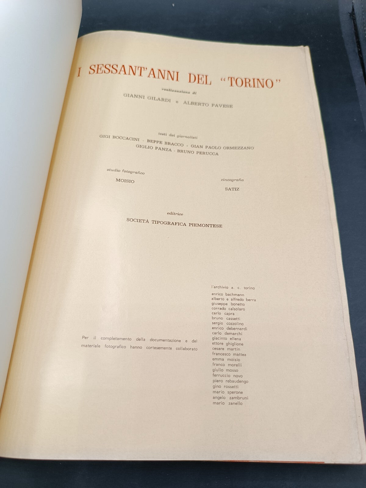 Libro I sessant'anni del Torino 1906-1966