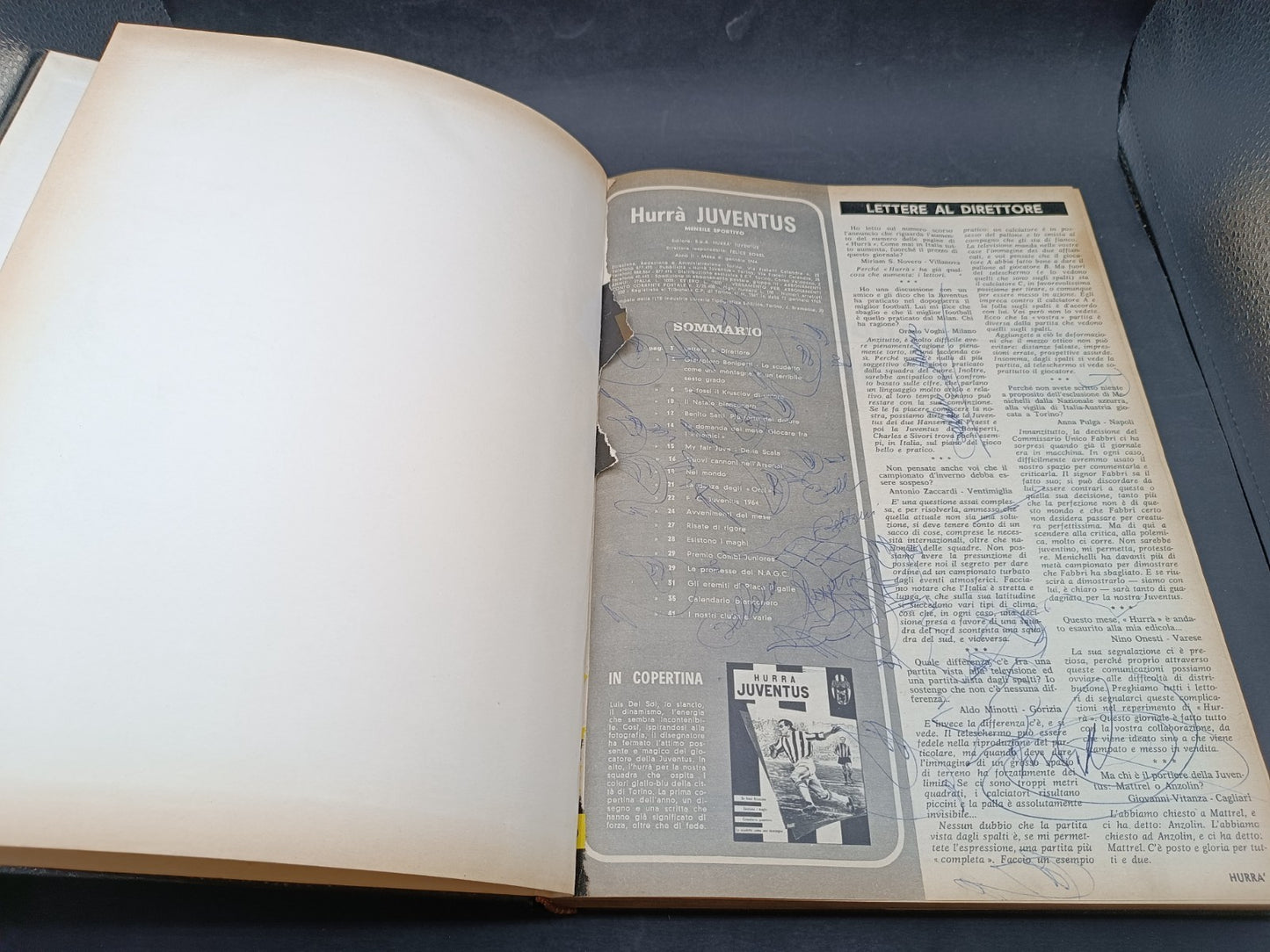 Annata rilegata rivista Hurra Juventus anno 1964