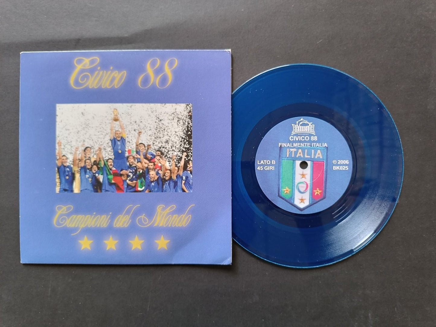 Vinile 45 giri CIVICO 88 Campioni del Mondo