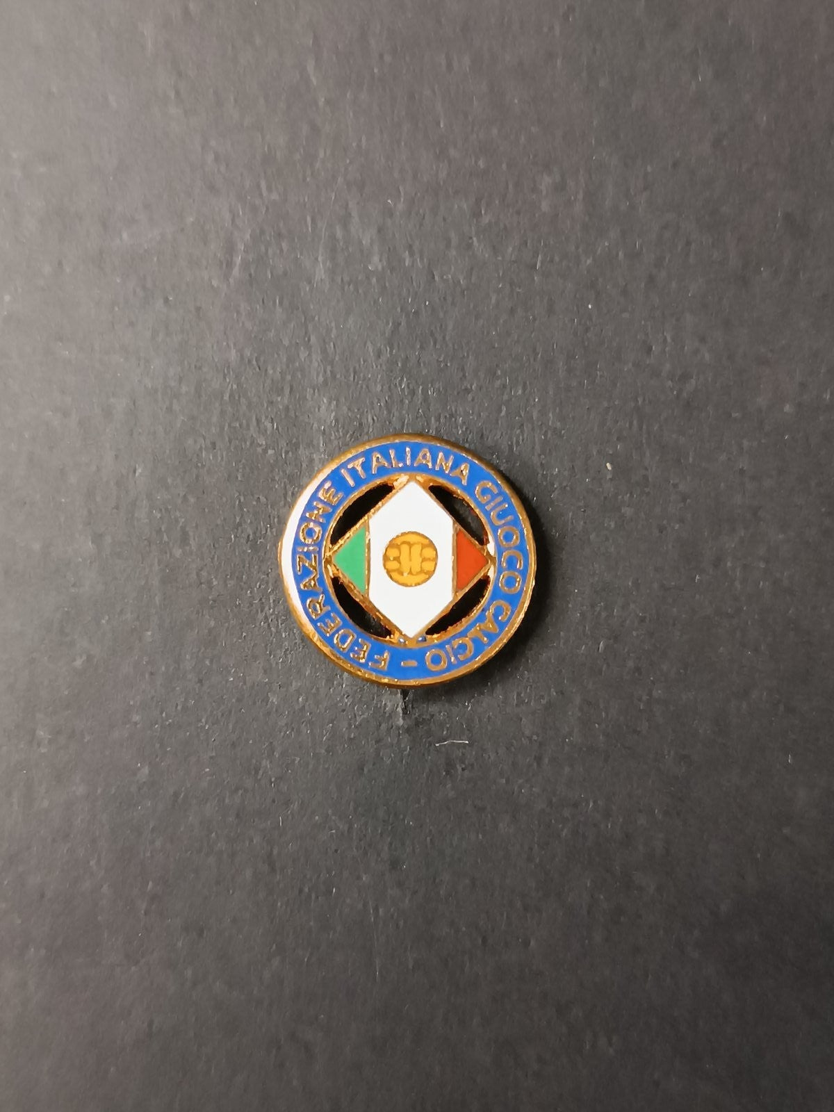 spilla badge pins FIGC Federaz Italiana Giuoco Calcio