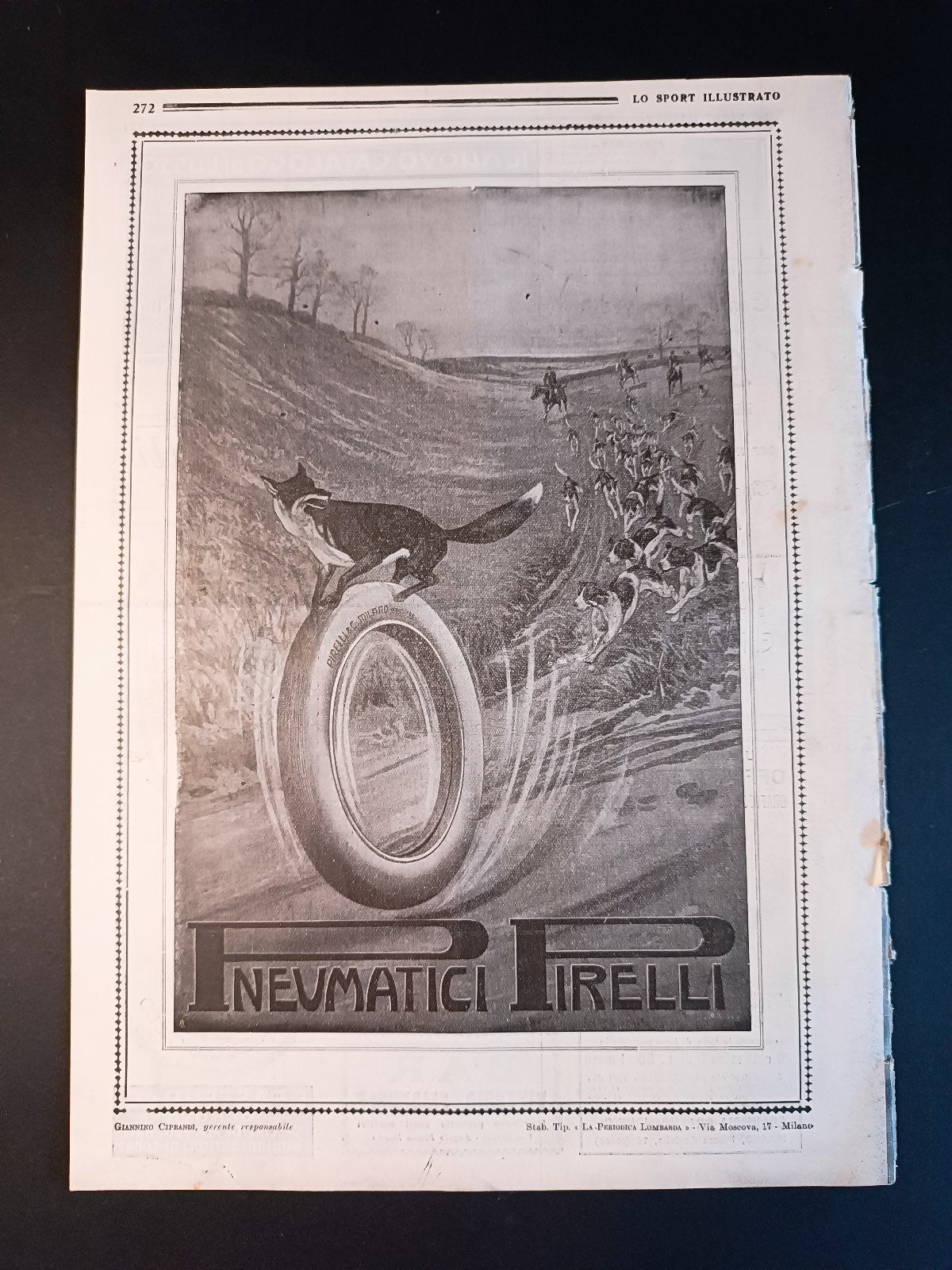 rivista LO SPORT ILLUSTRATO 1923 n 17