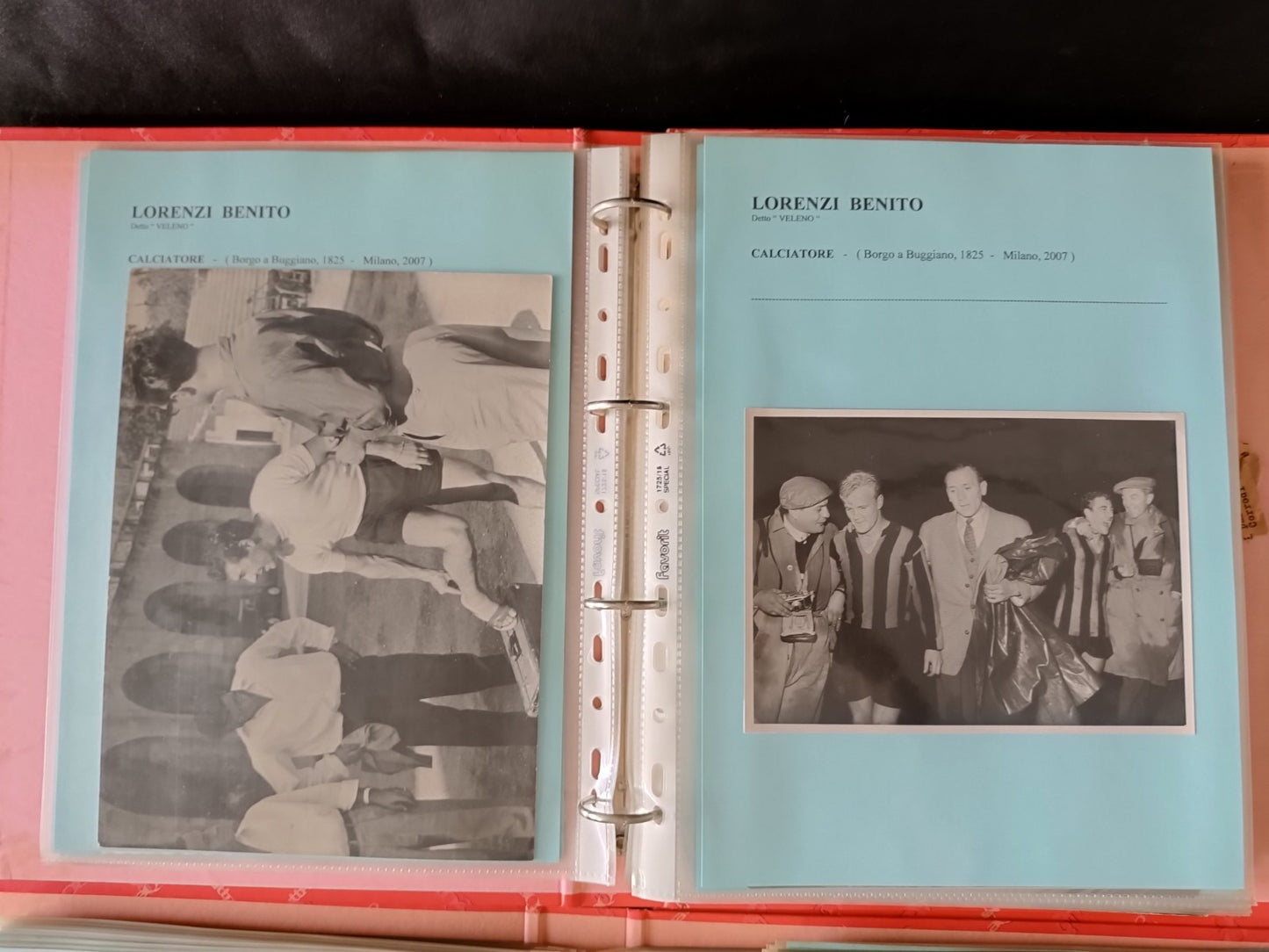 Collezione 314 foto orginali Lorenzi Benito Inter