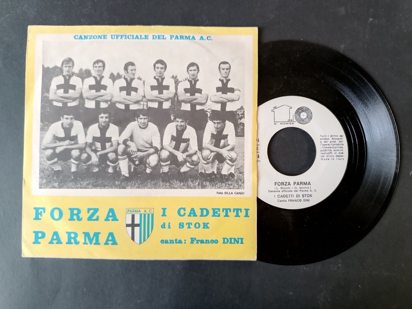 Vinile 45 giri FORZA PARMA i cadetti di stok
