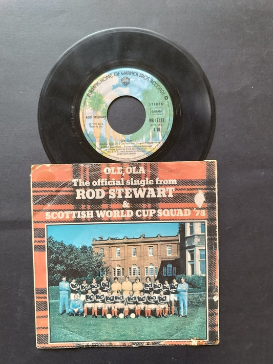 Vinile 45 giri OFFICIAL SINGLE Rod Stewart & Scottisch World Cup Squad '78