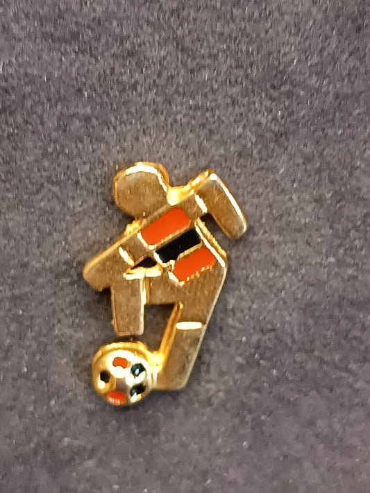 Old Pins Pin Badge Spilla A.C.Milan calciatore rossonero senza ferma piedino 492