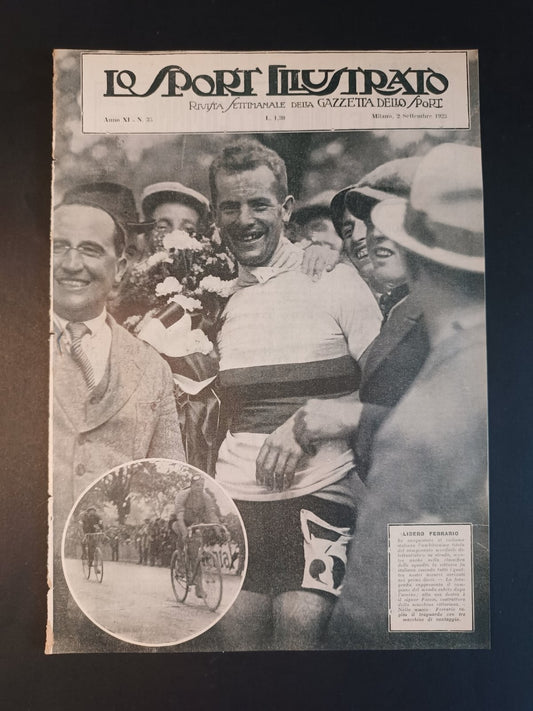 rivista  LO SPORT ILLUSTRATO 1923 n 35