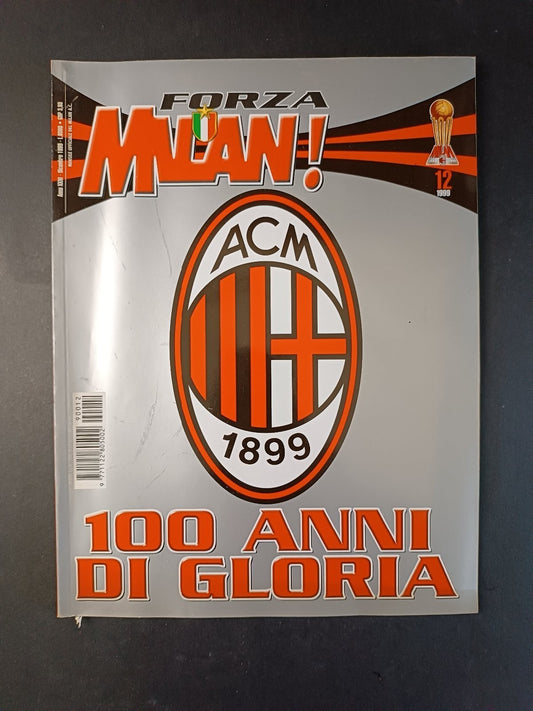 rivista FORZA MILAN - anno 1999 n 12 - Centenario (con figurine) B