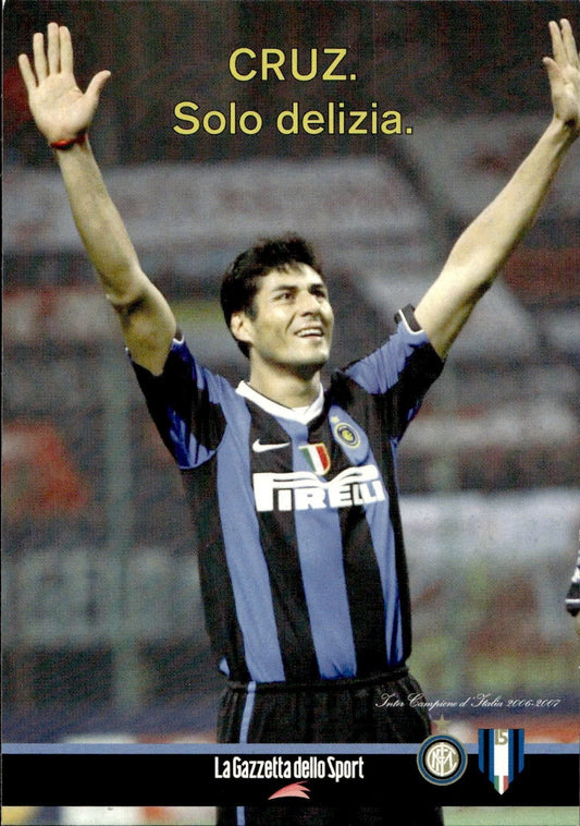 cartolina calciatori Cruz