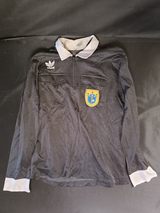 Maglia Arbitro Vintage Adidas logo Confederação Brasileira de Futebol CBF Brasil