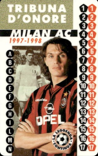Biglietto stadio Milan A.C 1997-1998 n 00288