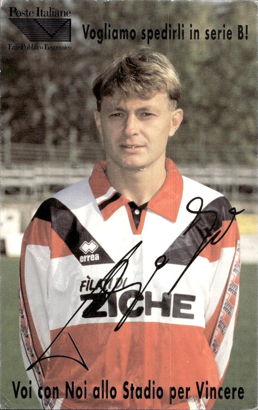 cartolina calciatori autografata in originale Giocatore dell' A.C. Carpi 7