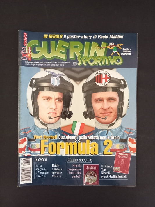 rivista GUERIN SPORTIVO anno 1999 numero 17 - Vieri (con poster speciale Torino)