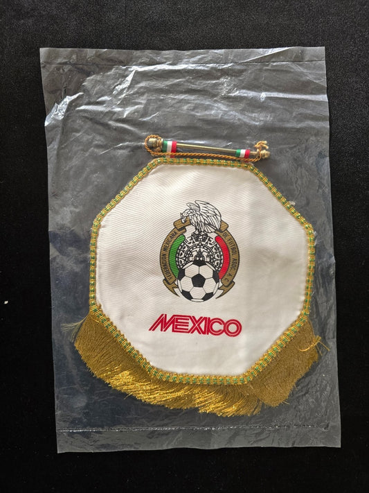 old Gagliardetto pennant banderin selecci�n de f�tbol de m�xico el tricolor B
